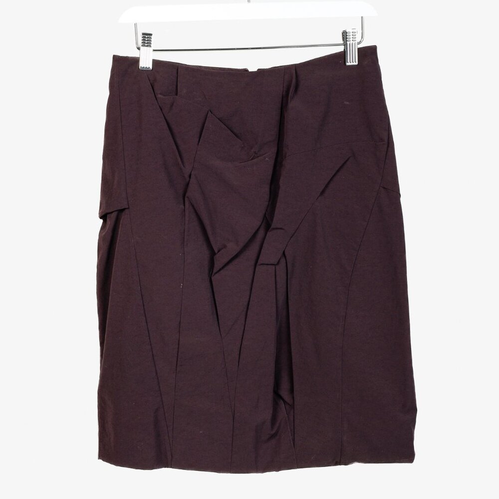 Marni Deep Purple Gathered Skirt